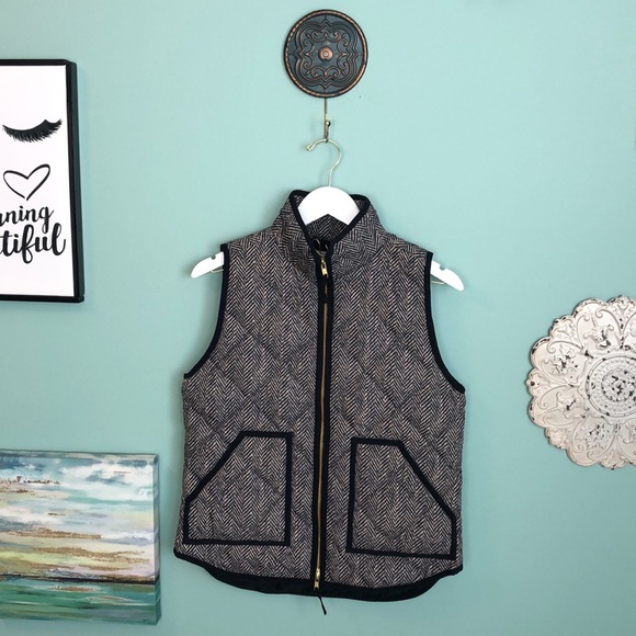 J. Crew Factory Jackets & Blazers - J. Crew Factory Printed Quilted Puffer Vest S H2